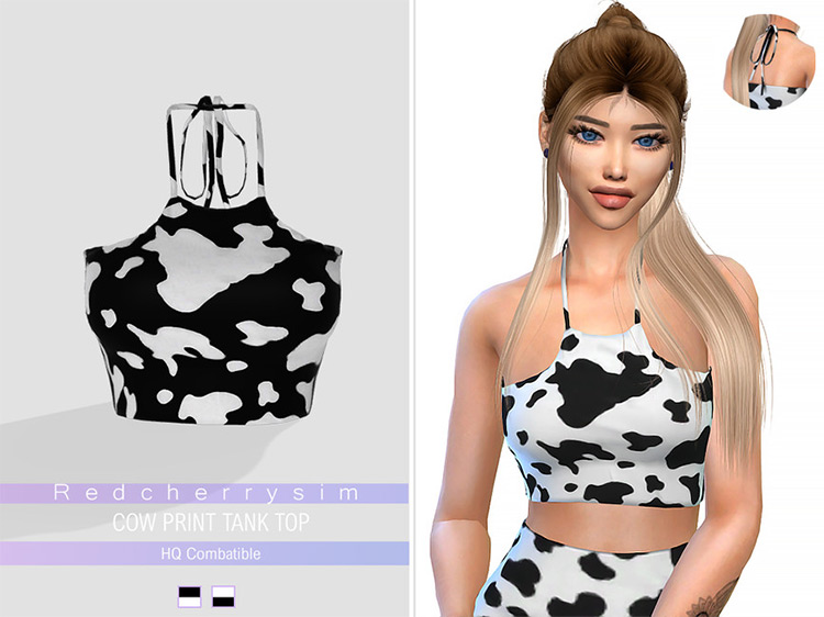 Sims 4 Cow Print Clothes   Accessories   FandomSpot - 94