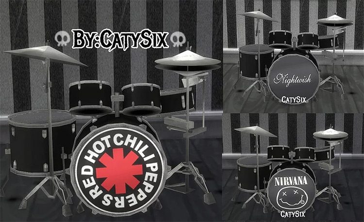 Sims 4 CC  Custom Drums   Drumsets  All Free    FandomSpot - 81