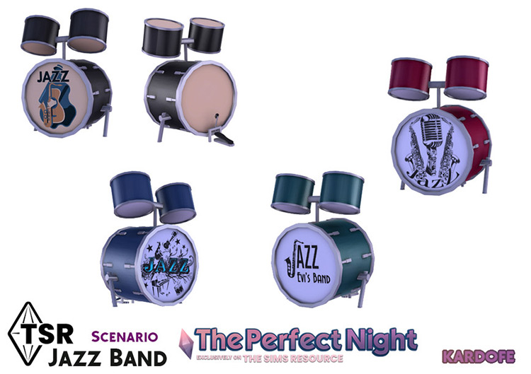 Sims 4 CC  Custom Drums   Drumsets  All Free    FandomSpot - 66