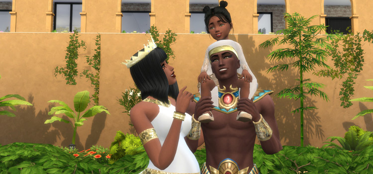 Egyptian Family in The Sims 4