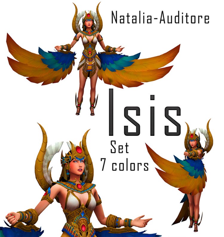 Isis Attire Set / Sims 4 CC