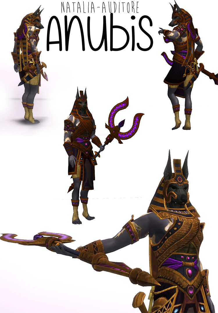 Anubis Outfit for The Sims 4
