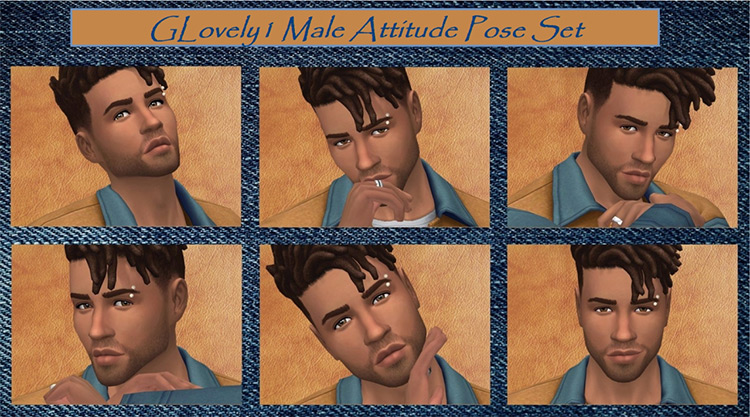 Sims 4 Male Attitude Pose Pack