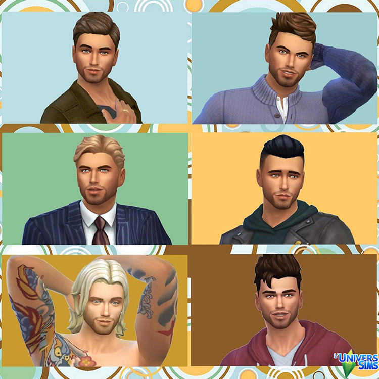 Sims 4 Male Close-Up Pose Pack