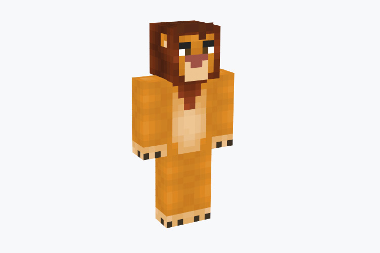 Mufasa Lion King Minecraft Skin