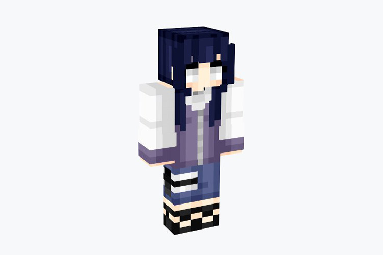 Hinata Hyuuga Skin For Minecraft