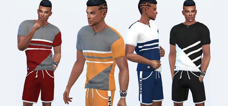 Best Sims 4 Athletic Shorts CC (Male + Female)