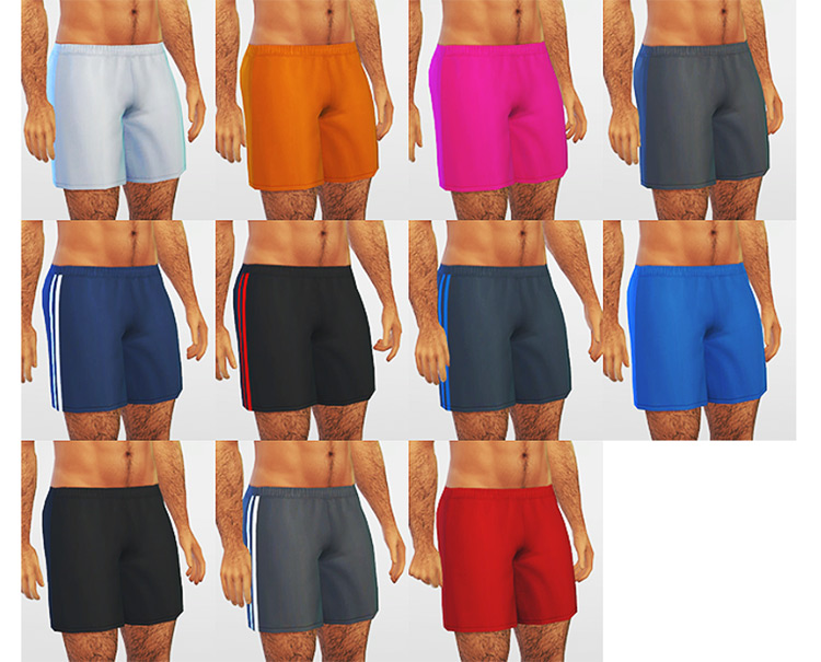 Male Athletic Shorts For Dudes / Sims 4 CC
