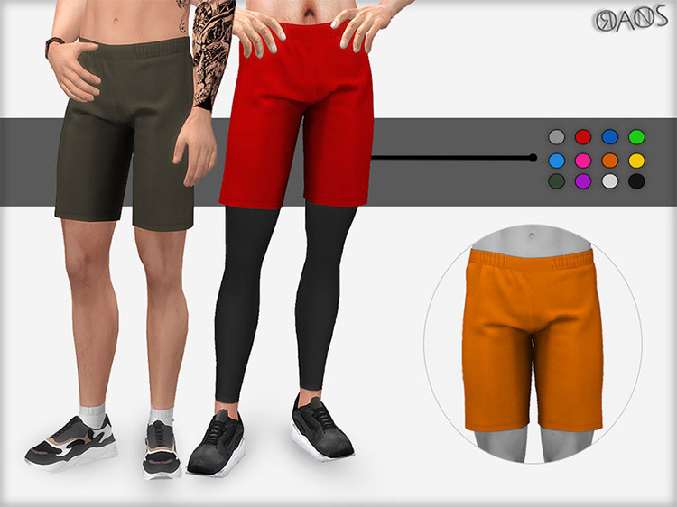 Best Male & Female Sims 4 Athletic Shorts CC - All Sims CC