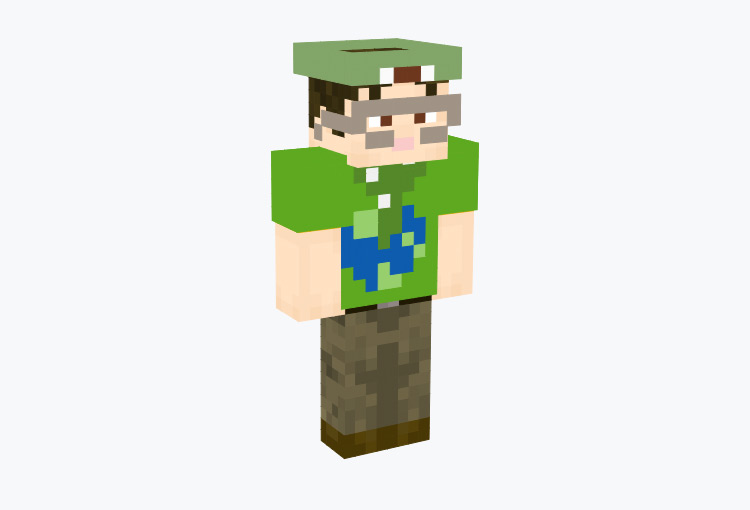 Dwight as Recyclops Stage 1 / Minecraft Skin