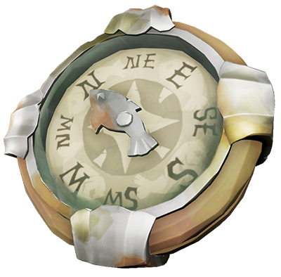 Compass of the Silent Barnacle from Sea of Thieves