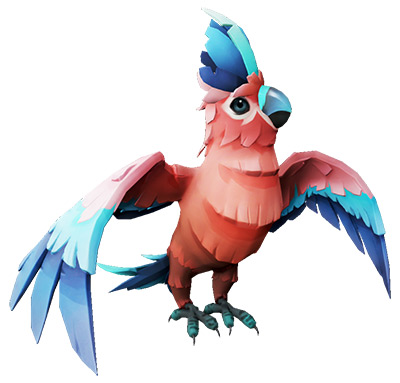 Royal Pink Cockatoo from Sea of Thieves