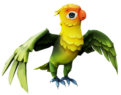 Palm Grove Parakeet from Sea of Thieves