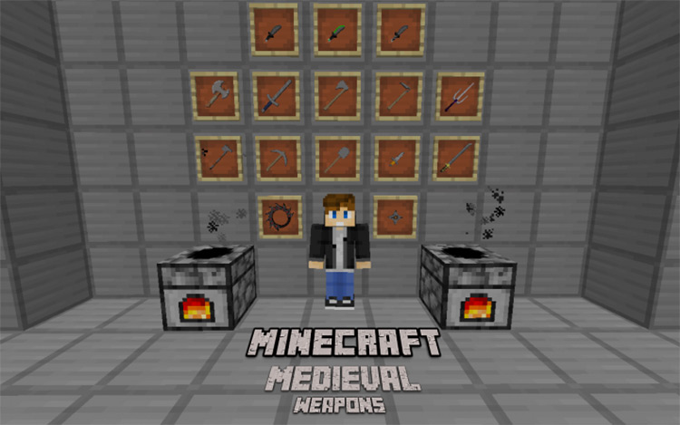 Medieval Weapons Mod for Minecraft