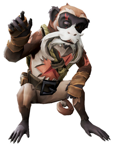 Hunter's Call Forager Monkey Variant in Sea of Thieves