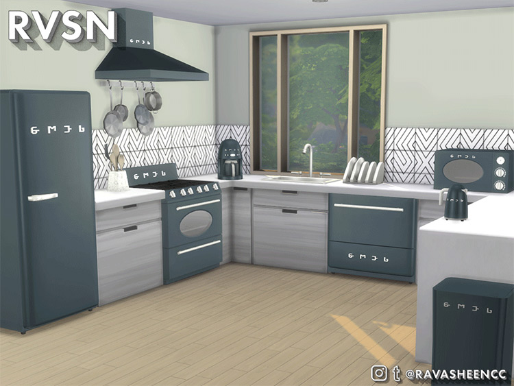 SMEGlish Retro Appliances / Sims 4 CC