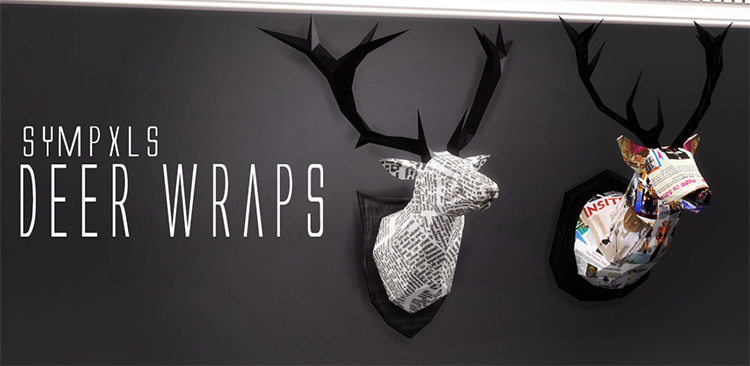 Sympxls Deer Wraps / Sims 4 CC