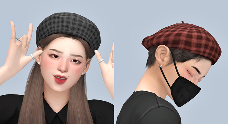 Sims 4 Beret CC For Guys   Girls  All Free    FandomSpot - 35