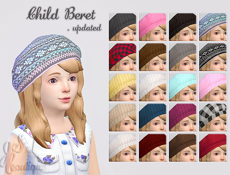 Best Sims 4 Beret CC For Guys & Girls – All Sims CC