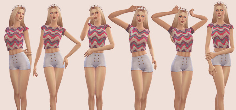 Women's - Sexy Poses in Games + Cas | SimsWorkshop