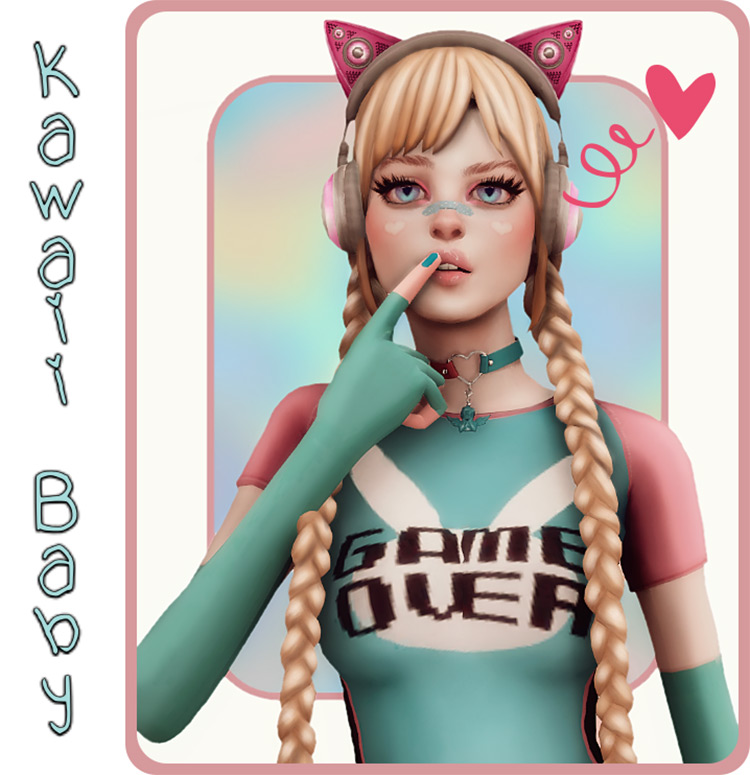 Kawaii Baby Pose Pack for The Sims 4