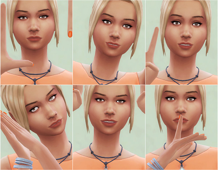Veranka’s Pose Set #1 / The Sims 4