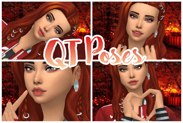 Sims 4 QT Poses Preview