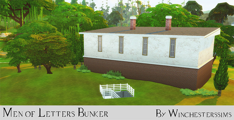 The Supernatural Men of Letters Bunker / Sims 4 CC