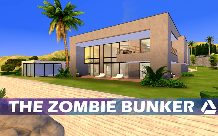 The Zombie Bunker Lot / Sims 4 CC
