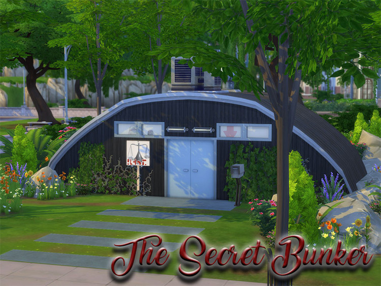 The Secret Bunker Lot / Sims 4 CC