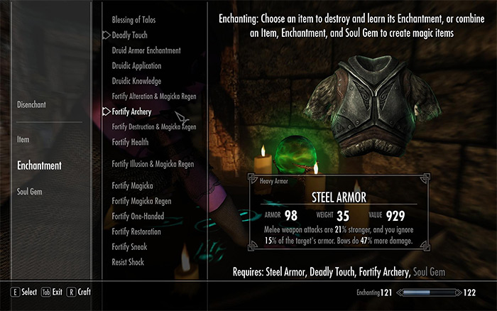 skyrim se spell crafting