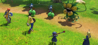 Dragon Quest XI battle scene