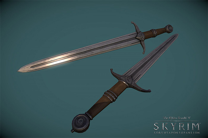 skyrim weapon texture mod