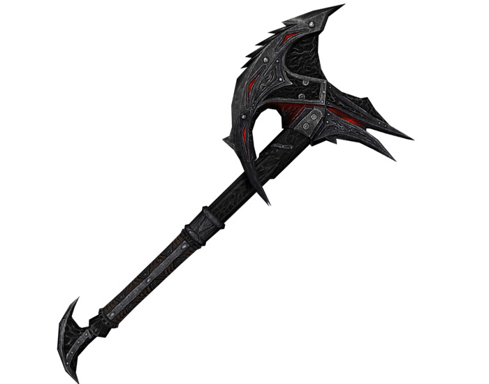 morrowind daedric battle axe