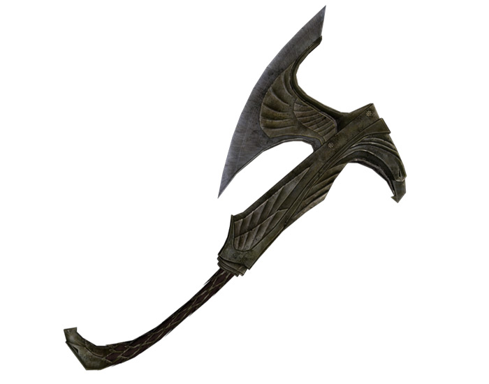 Elven War Axe Skyrim