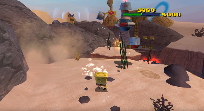 the spongebob squarepants movie game gamecube