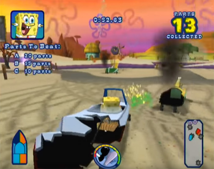 SpongeBob’s Boating Bash video game