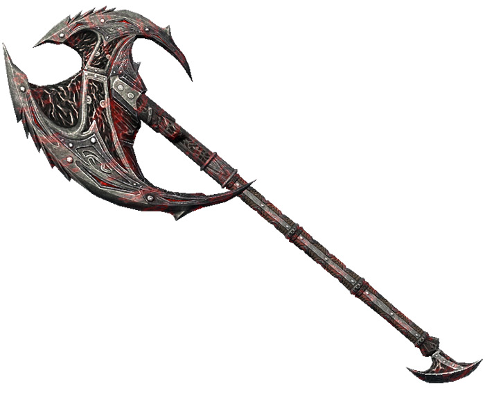 Daedric Battle Axe in Skyrim