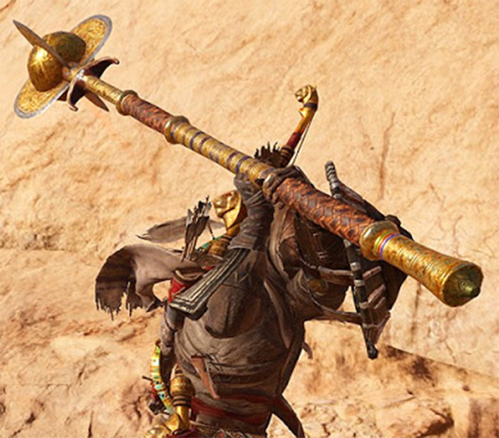 assassins creed origins cursed weapon