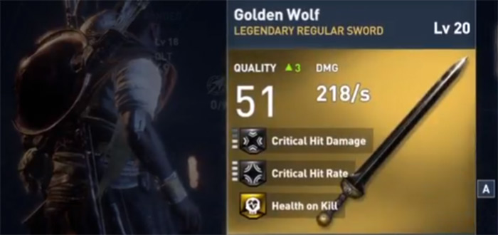 Golden Wolf AC Origins