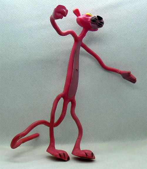 pink panther bendy toy