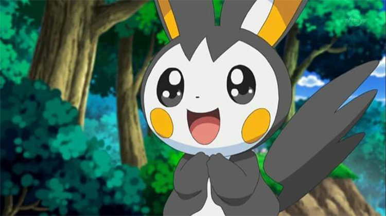 Emolga in the anime