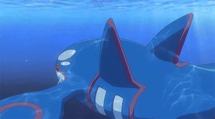 Kyogre from the anime