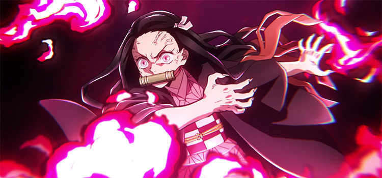 Nezuko Kamado in Demon Slayer Anime