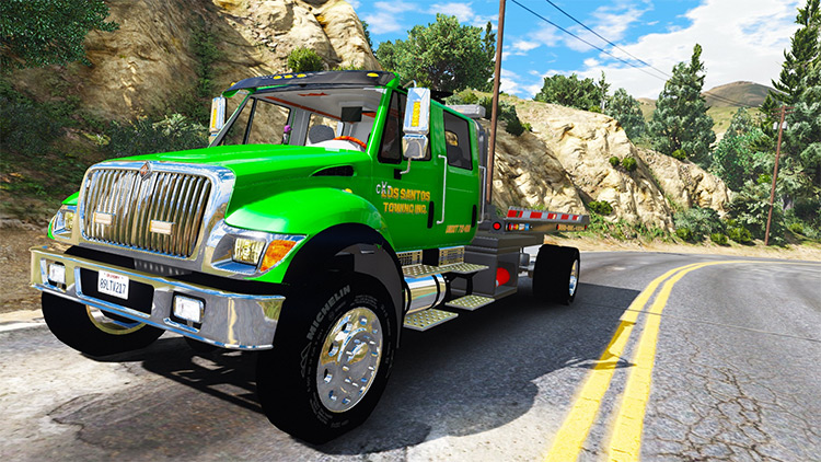 CXT Flatbed Tow Truck / GTA5 Mod