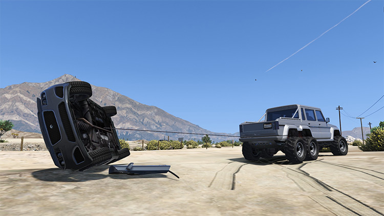 Working Winch for All Vehicles / GTA5 Mod