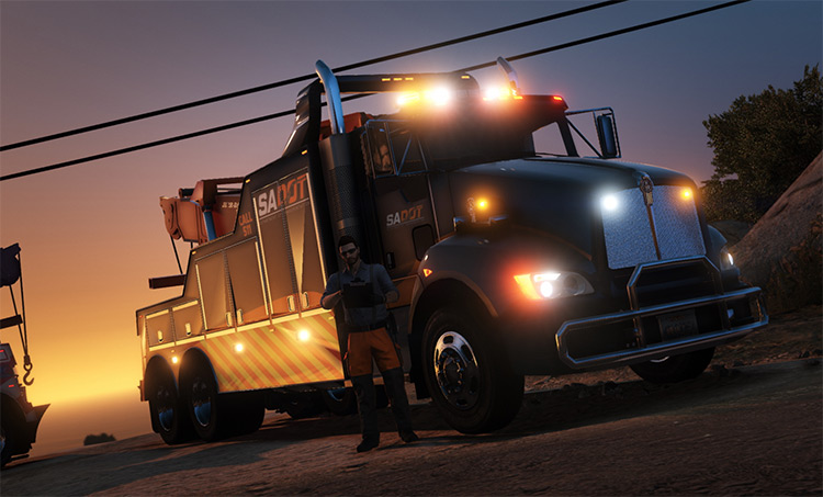 Kenworth T440 Heavy Wrecker / GTA5 Mod