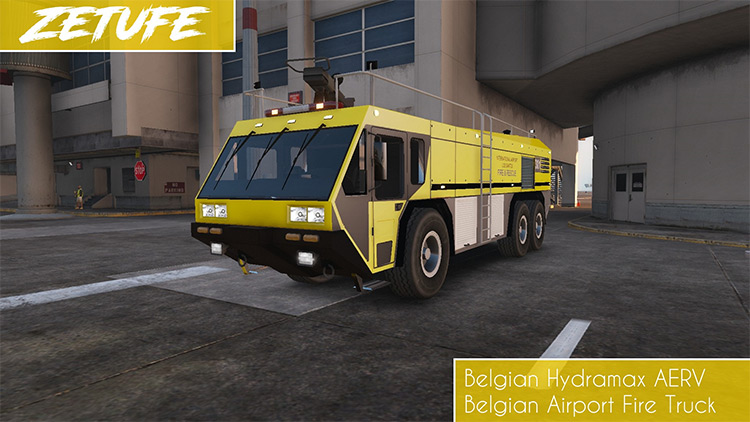 Belgian Airport Fire Truck / GTA5 Mod