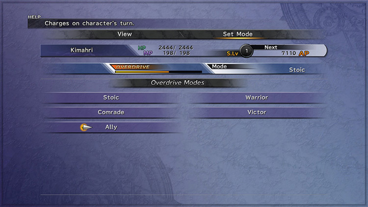 Setting a Character to Ally Mode / Final Fantasy X