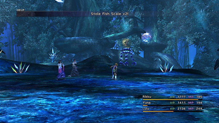 Water Element in Macalania Woods / Final Fantasy X